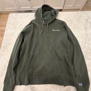 Men’s Army Green Champion Hoodie